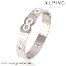 51457 Popular product gifts lovely copper alloy simple design infinite bangle